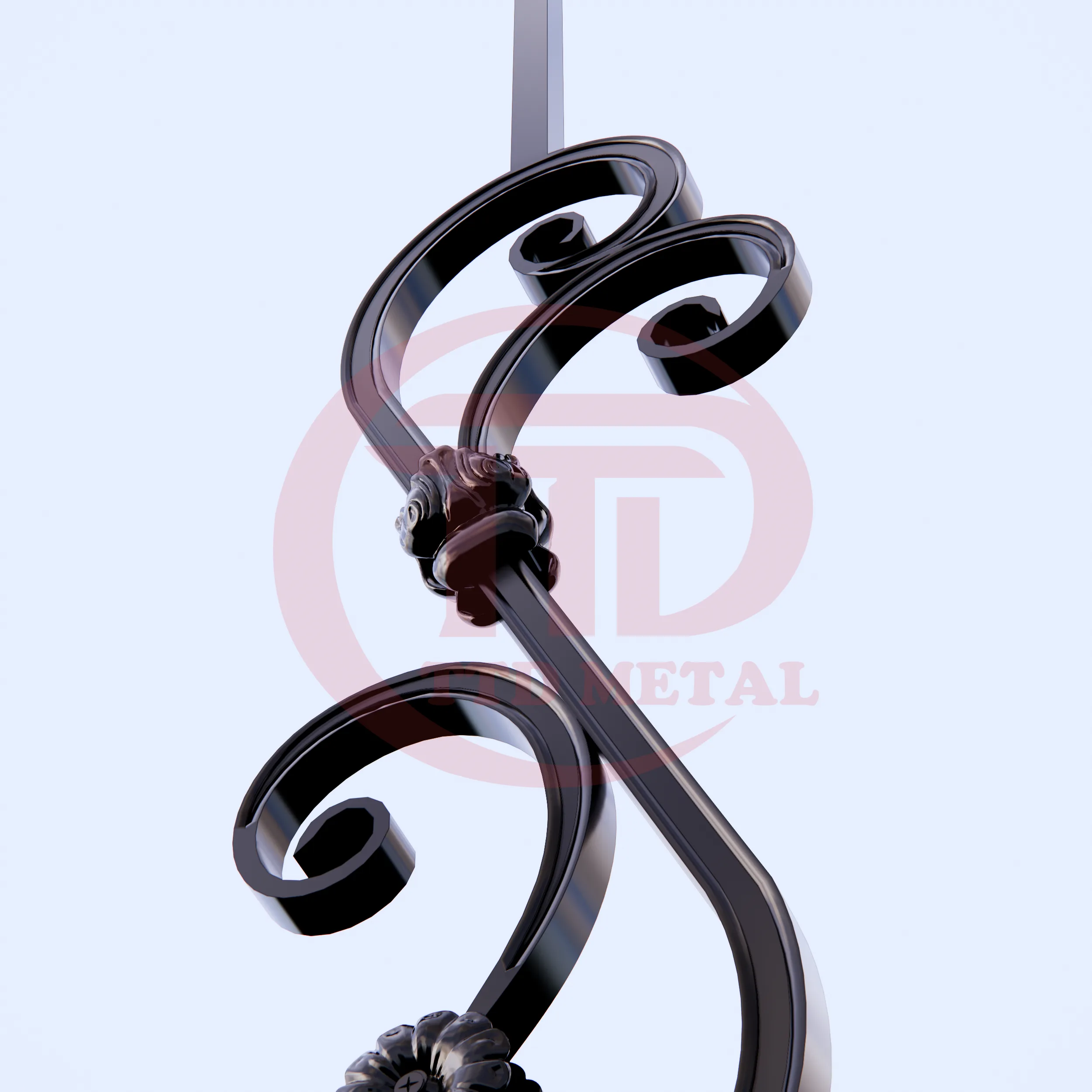 Interior banister smooth surface finish for TTD METAL module 1S2L_2
