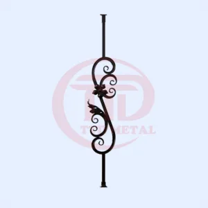 Iron balcony railing panel module for TTD METAL module 2C2S_1