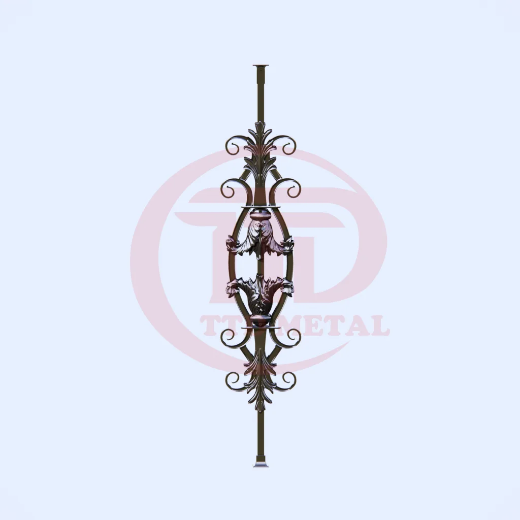 Porch stair railing panel module for TTD METAL module 2M4L_1