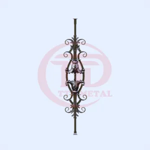 Porch stair railing panel module for TTD METAL module 2M4L_1